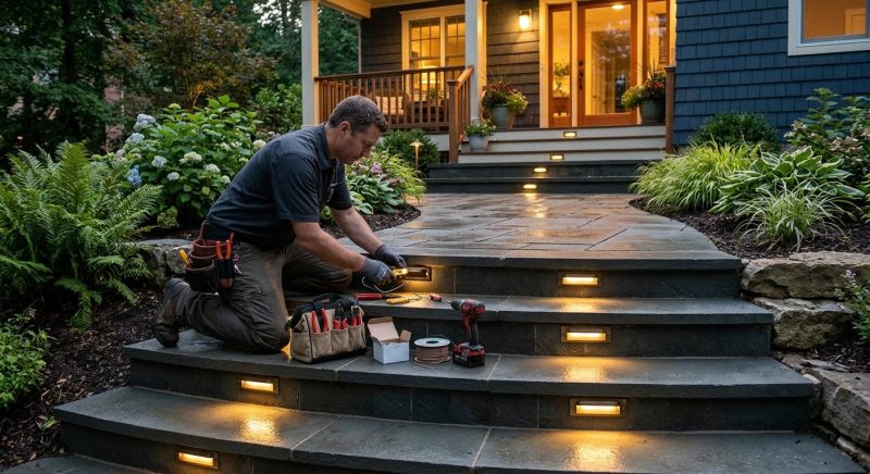 Walkway Lighting Installation in Heber City, UT