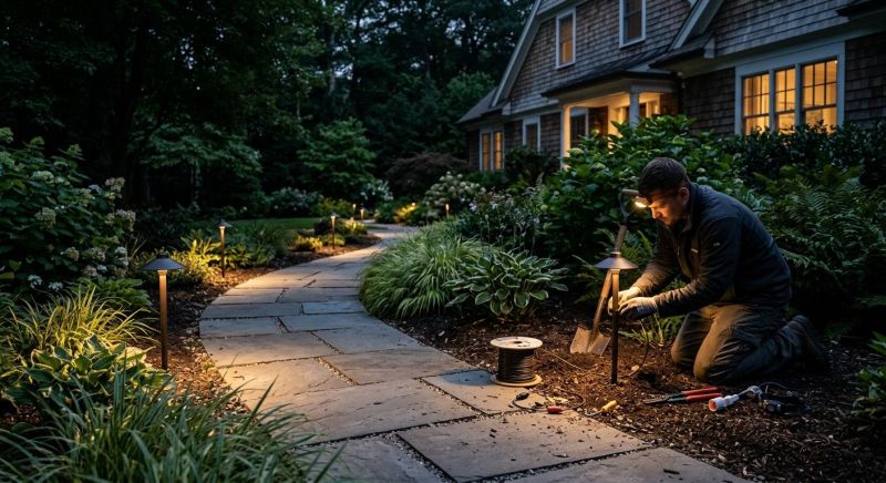 Walkway Lighting Installation in Honolulu, HI